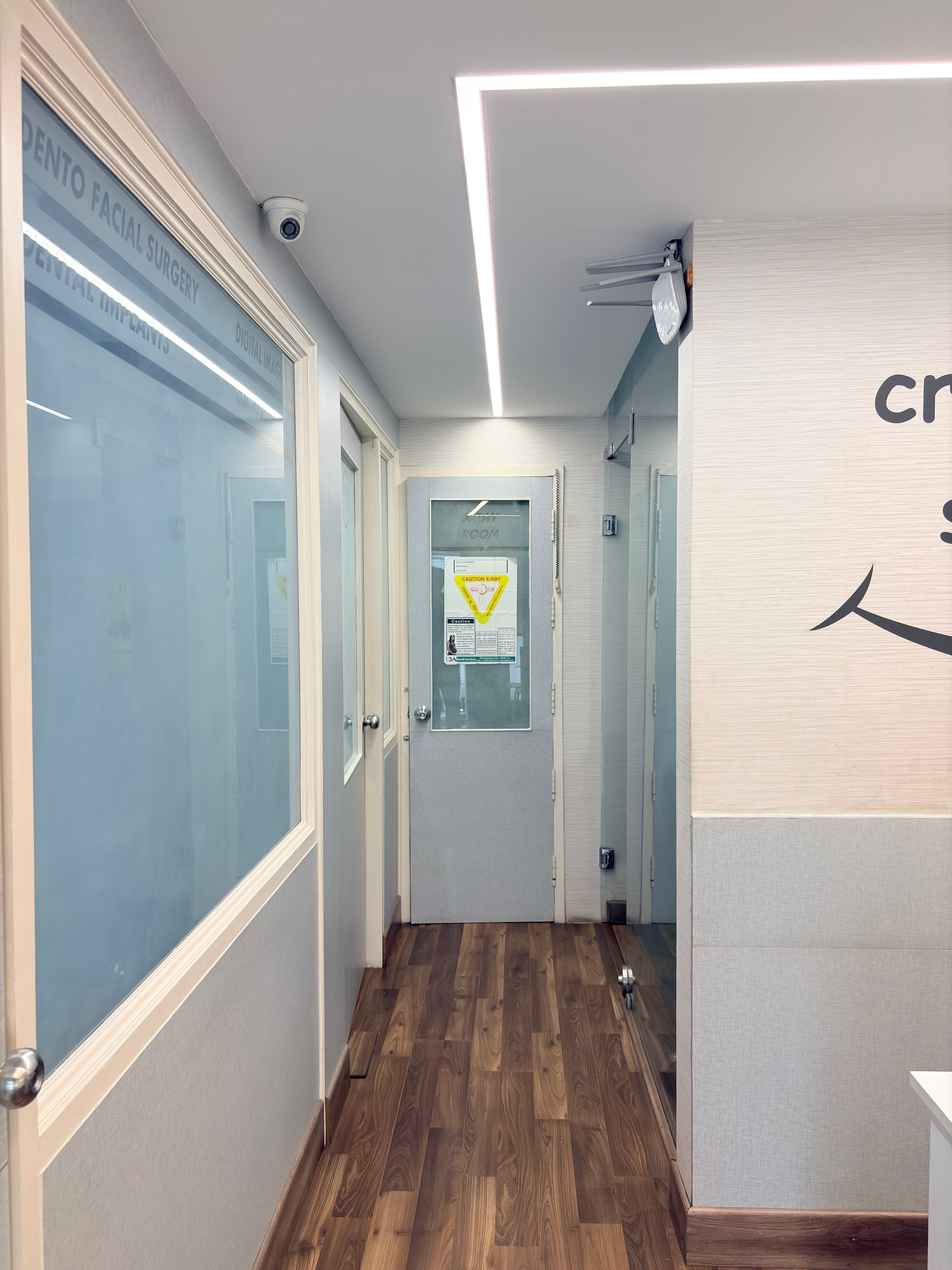 Clinic hallway